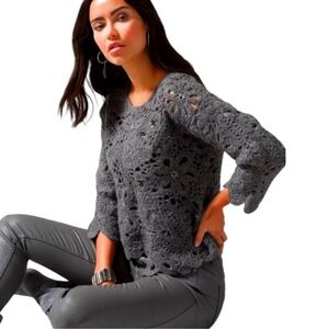 NWOT WHBM Crochet Sweater